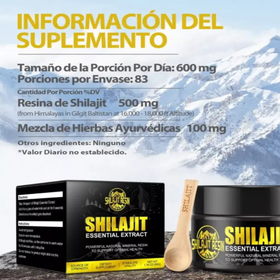 SHILAJIT / Vitalidad y bienestar desde la naturaleza 🌿💚