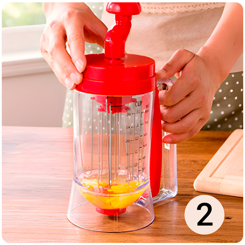 🥞MagicMix| 3 en 1 Batidor, Medidor y Dispensador🧁