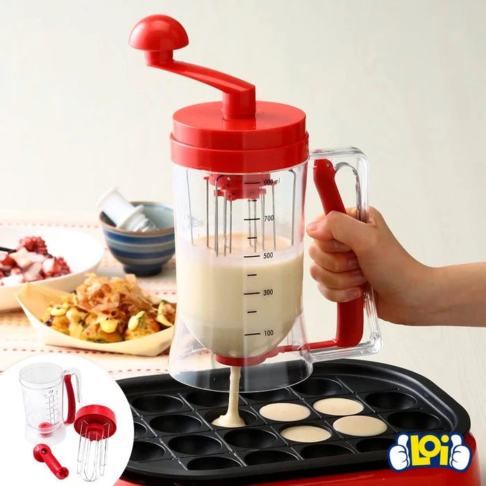 🥞MagicMix| 3 en 1 Batidor, Medidor y Dispensador🧁