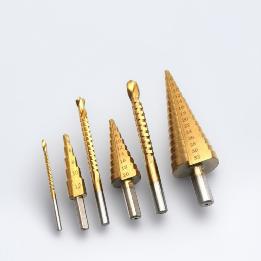 Brocas Escalonadas de Titanio X6