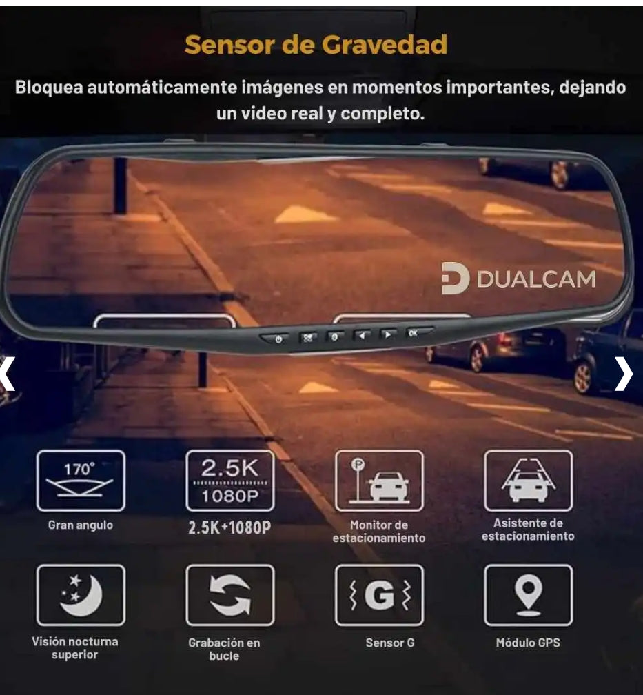 VisionSafe Pro/Tu retrovisor con ojos inteligentes.