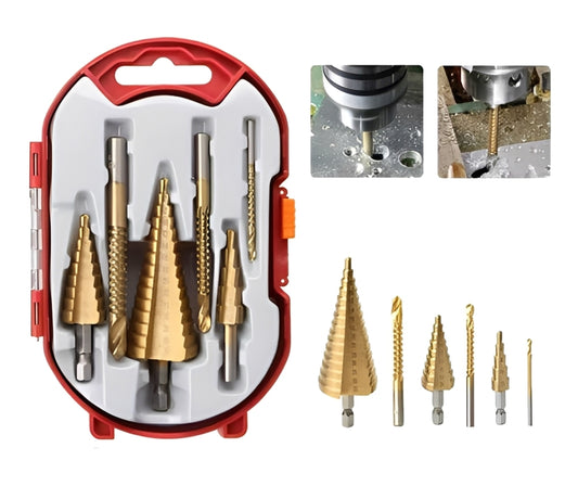 Brocas Escalonadas de Titanio X6