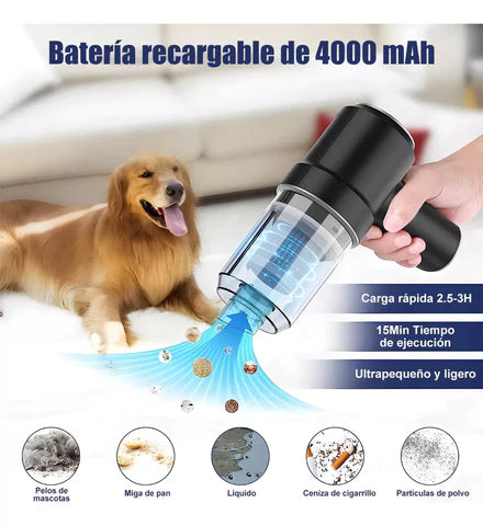 Aspiradora Portatil Para Auto y Hogar De Mano