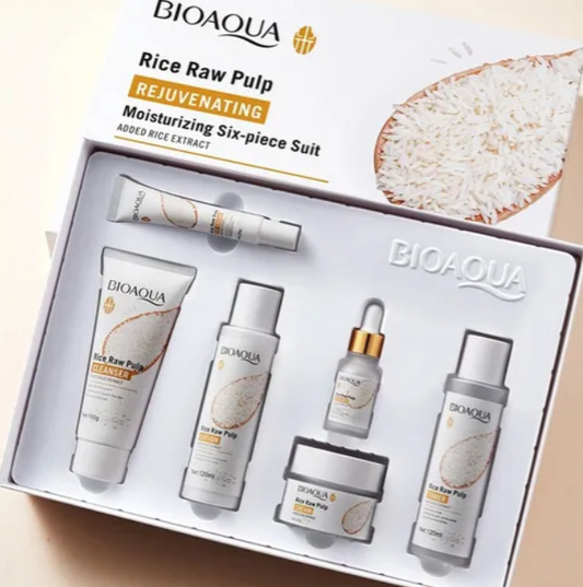 Kit Bioaqua 6 Pzs Rejuvenecedor Facial