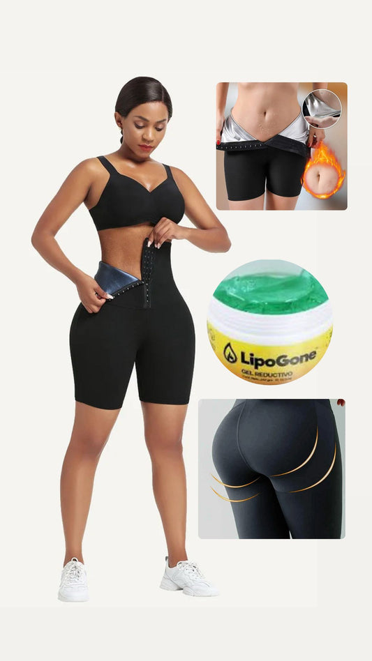 BODY SCULPT PRO™ /Faja Tipo  Short sauna! 🎁 Una crema Reductora De Grasa