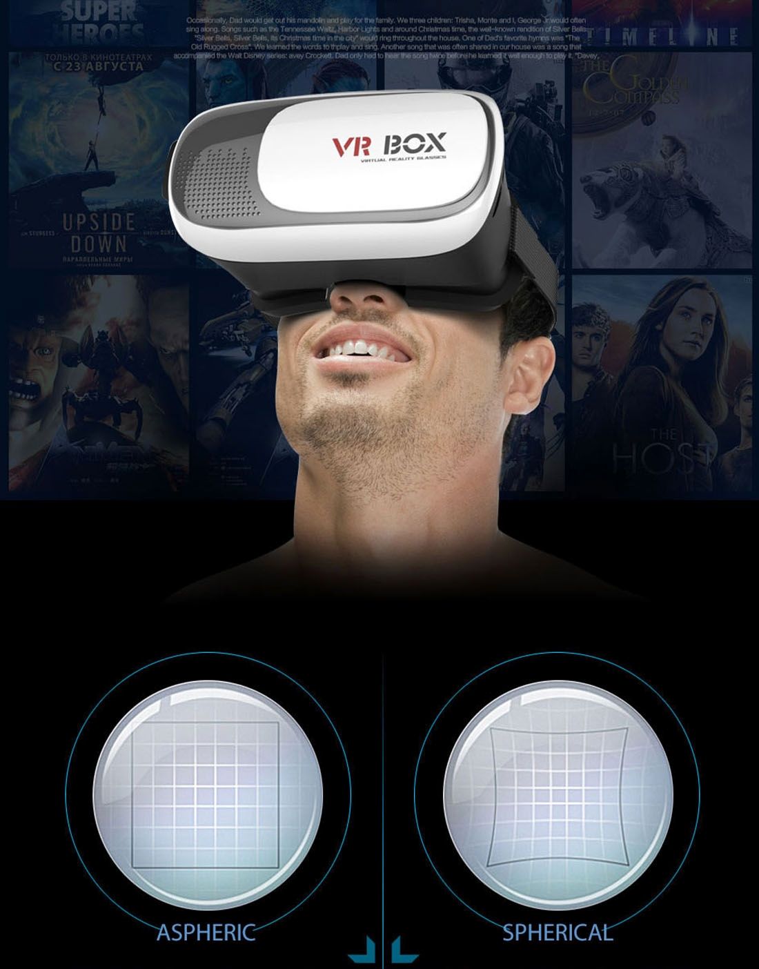 VR BOX/ LENTES DE REALIDAD VIRTUAL